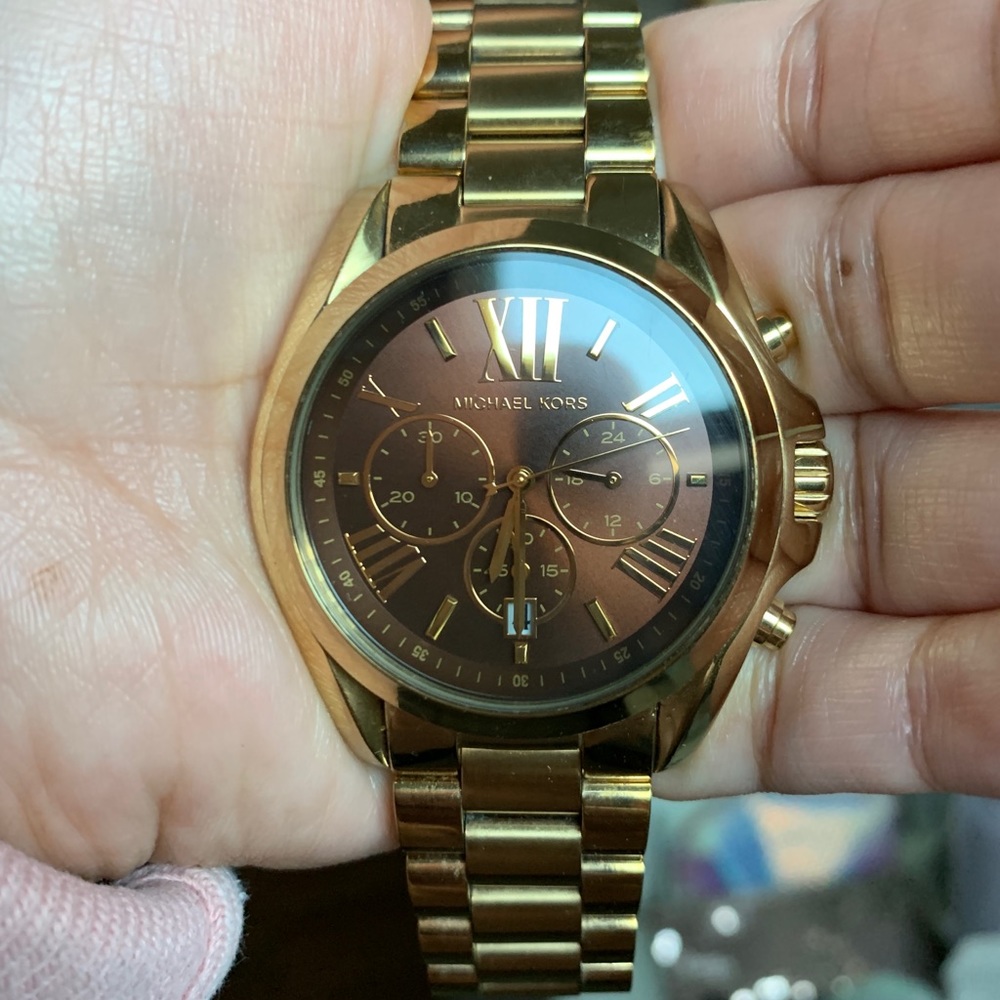 Michael Kors Bradshaw Gold Tone Watch